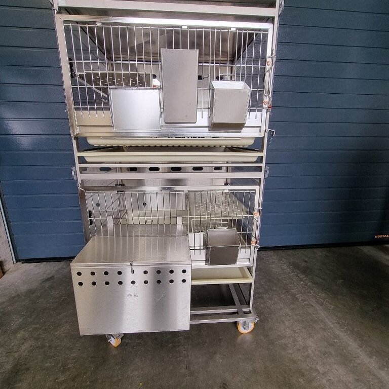 Cages à lapins Tecniplast - Type P - 2 niveaux - > 5 kg